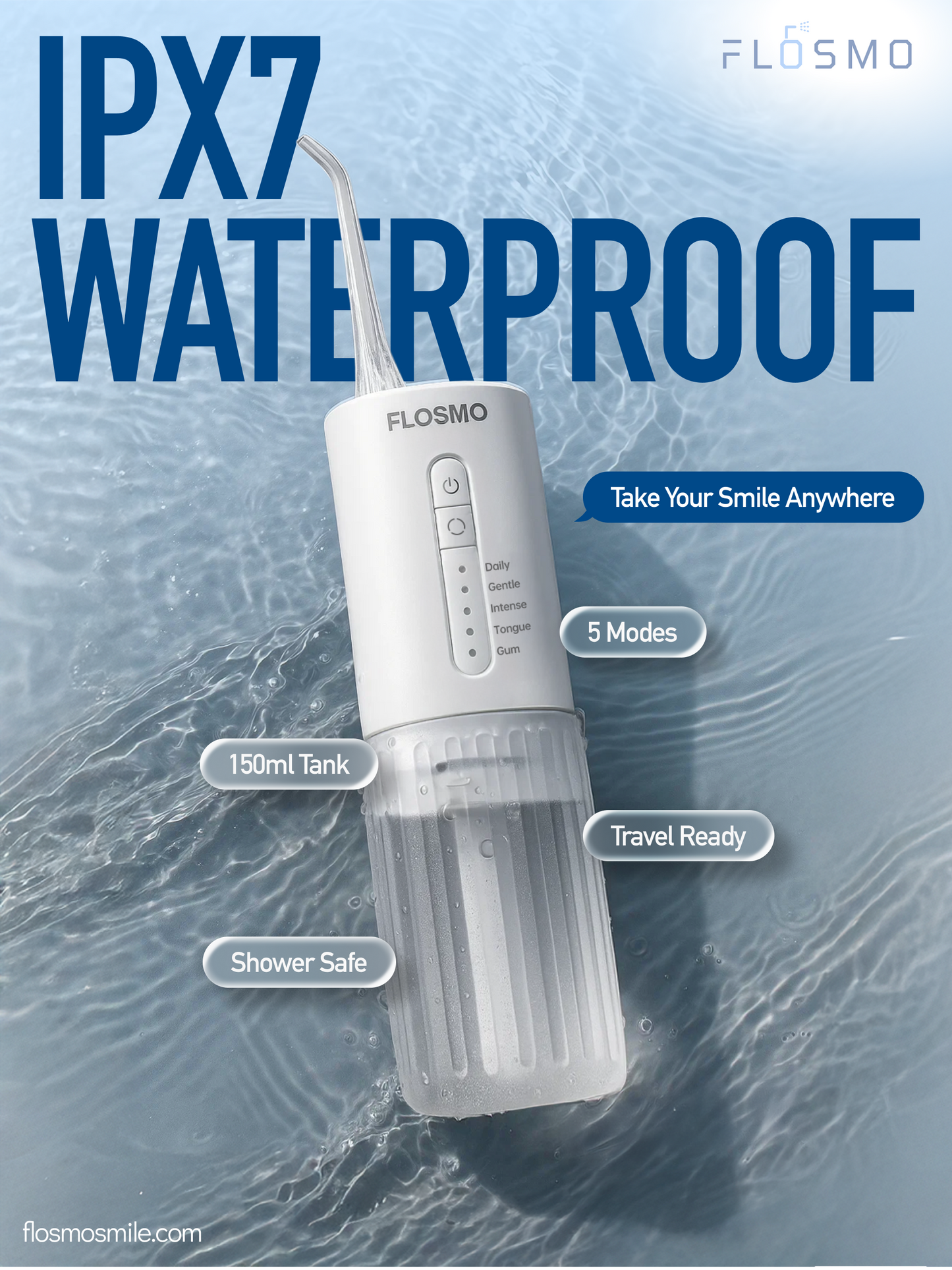 FLOSMO Electric Water Flosser - T01 ProCare